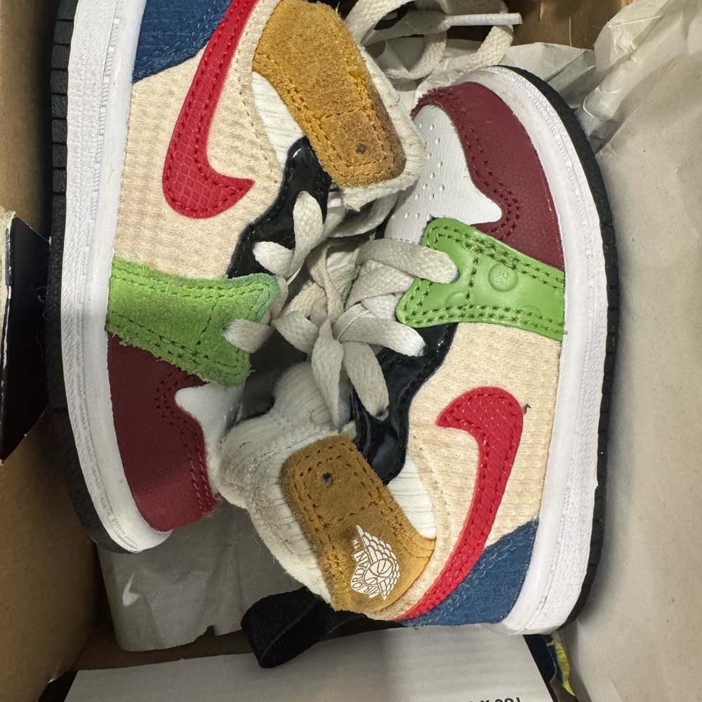 Colorful Kids Nike Air Jordan Size US 5